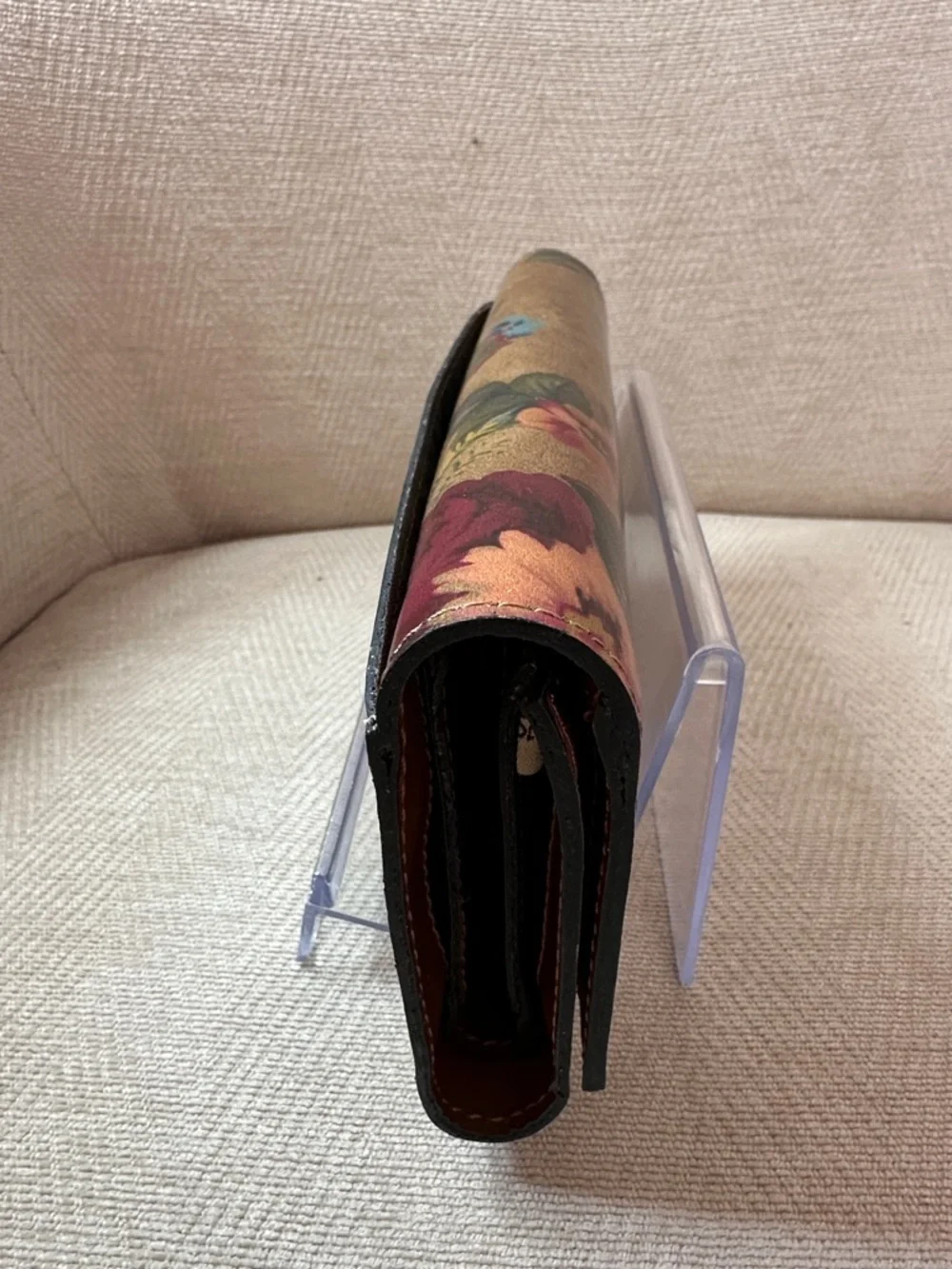 Patricia Nash Multi‑Color Floral Leather Clutch Wallet